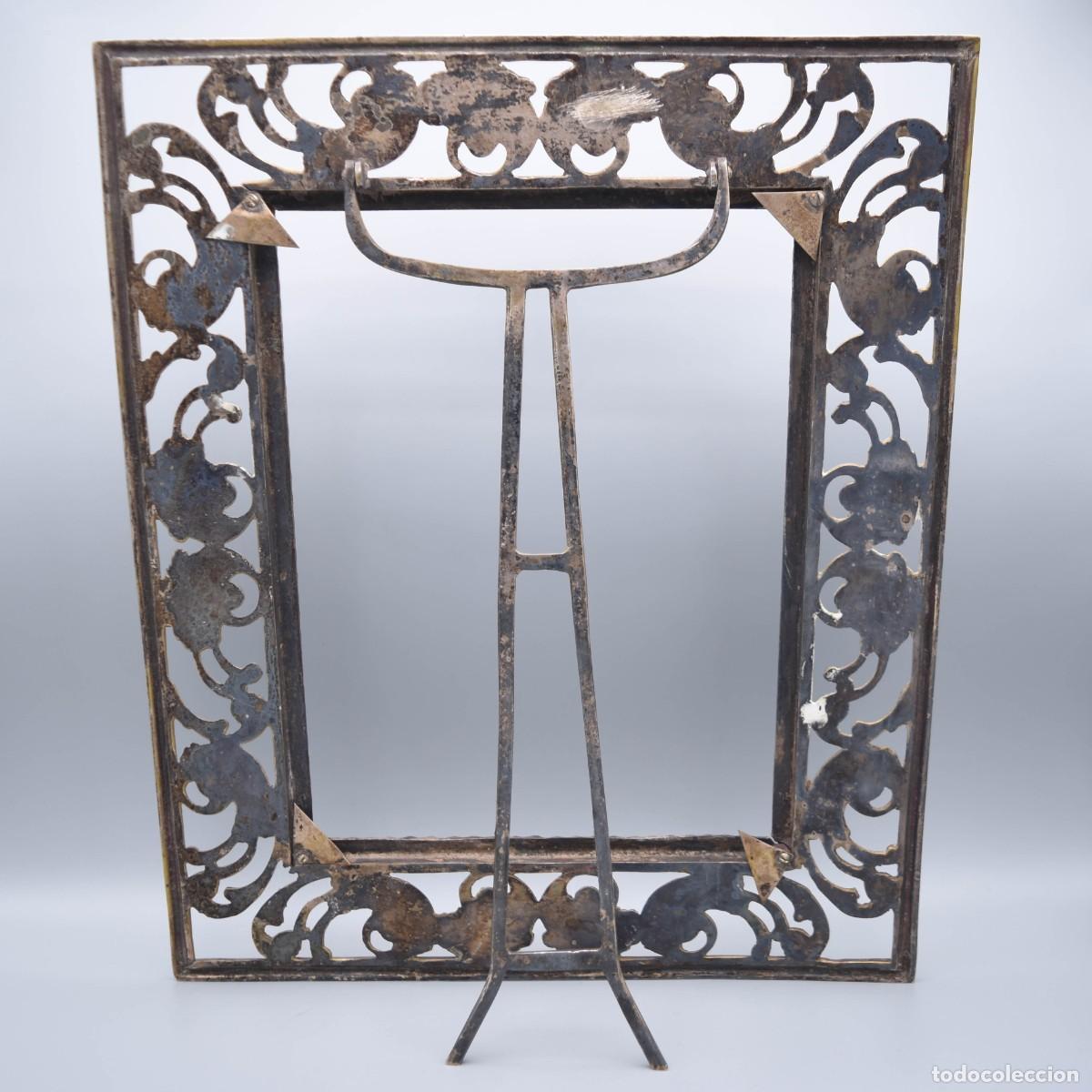 Antig&uuml;edades: Marco de bronce antiguo - Foto 10