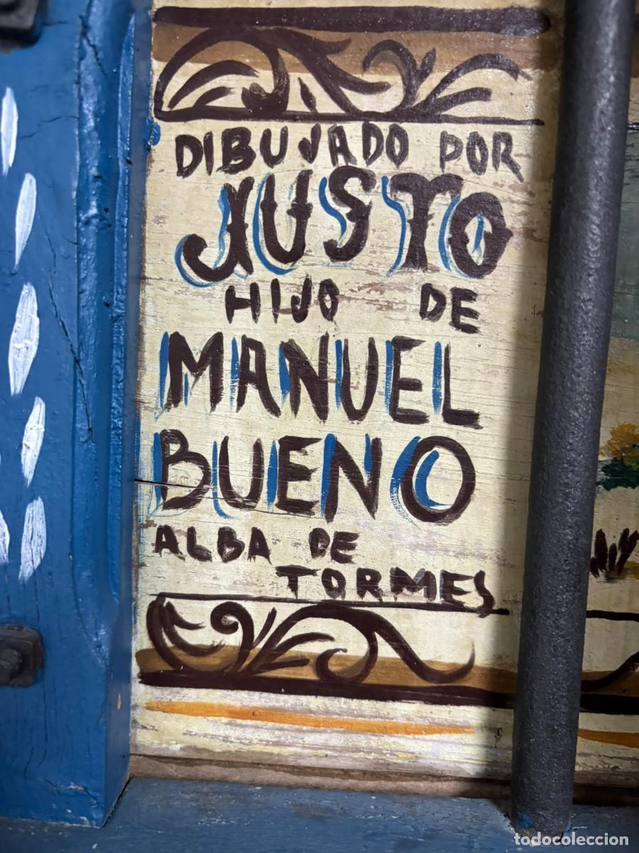 Antig&uuml;edades: Carro de bueyes pintado a mano - Foto 5