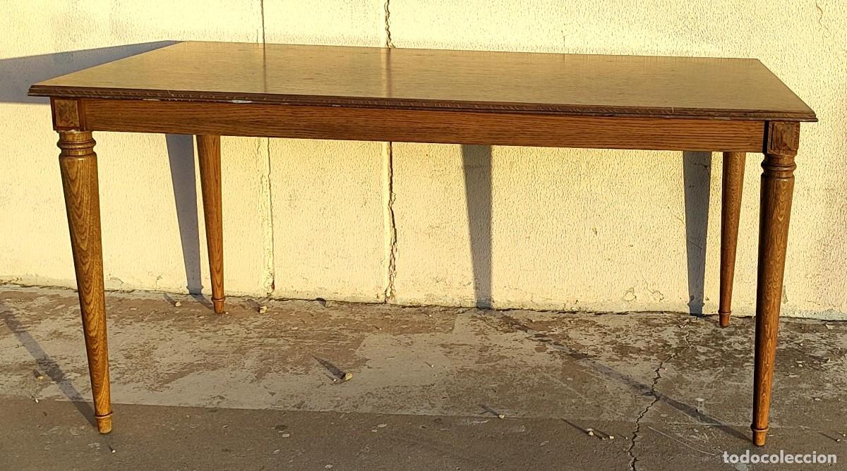 Antig&uuml;edades: Mesa mostrador en madera de roble 180 x 100 SXX