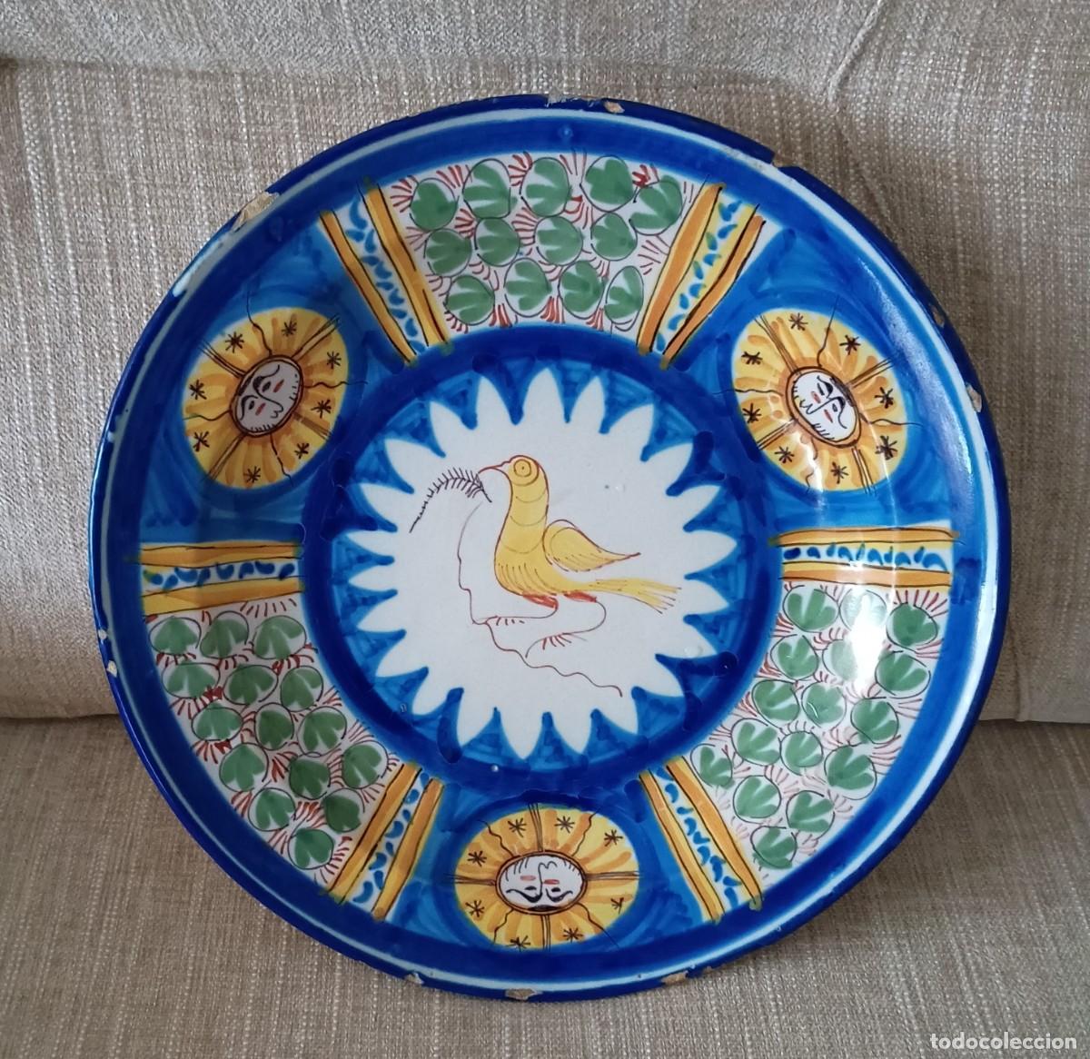 Antiques: ANTIGUO PLATO DE CERAMICA ARENES