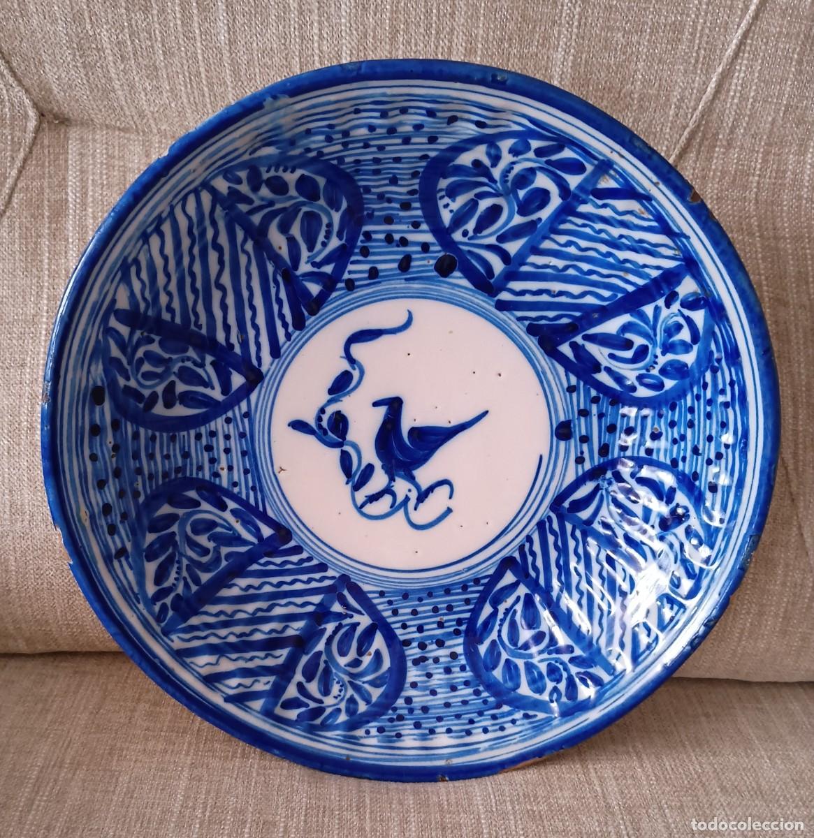 Antiquit&auml;ten: ANTIGUO PLATO DE CERAMICA DE MANISES