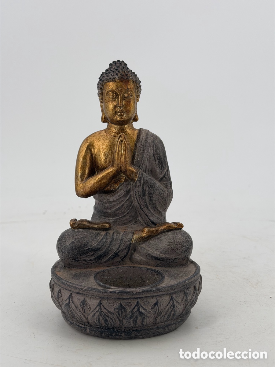 Antig&uuml;edades: Figura de Buda Dorada - Foto 2