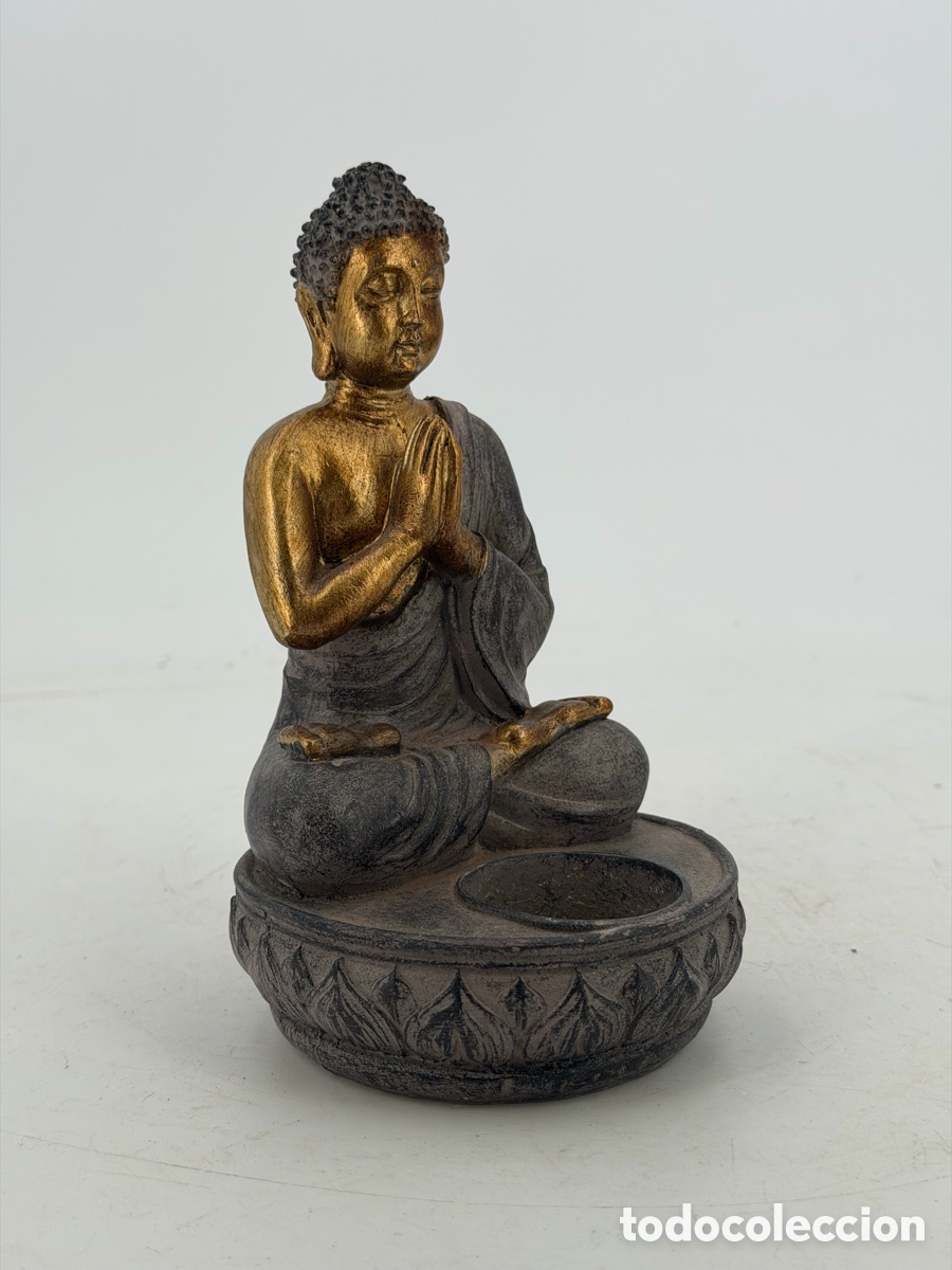 Antig&uuml;edades: Figura de Buda Dorada - Foto 3