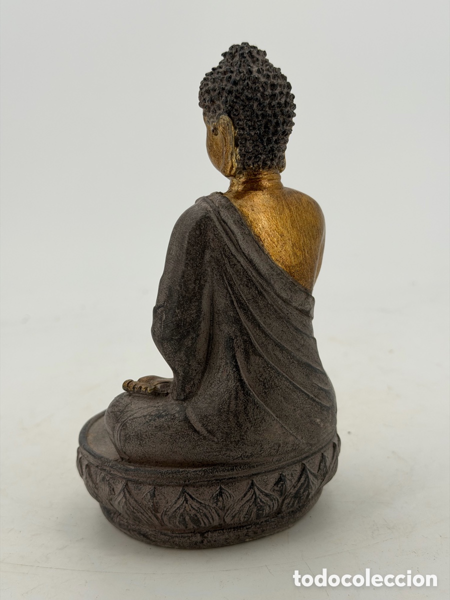 Antig&uuml;edades: Figura de Buda Dorada - Foto 6