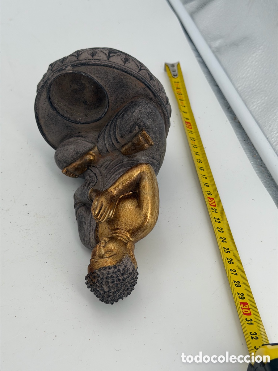 Antig&uuml;edades: Figura de Buda Dorada - Foto 7