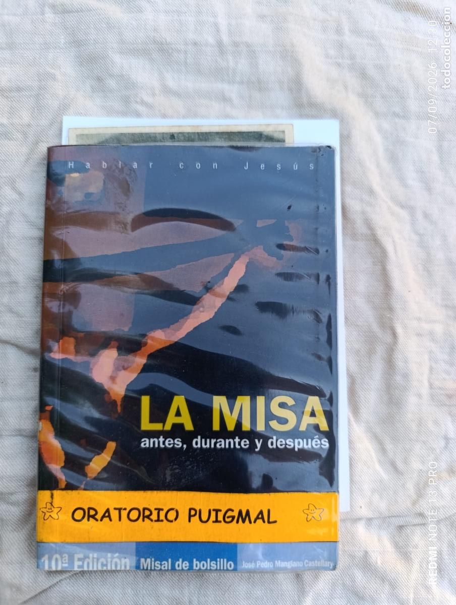 Antig&uuml;edades: ANTIGUO MISAL LA MISA DE BOLSILLO.