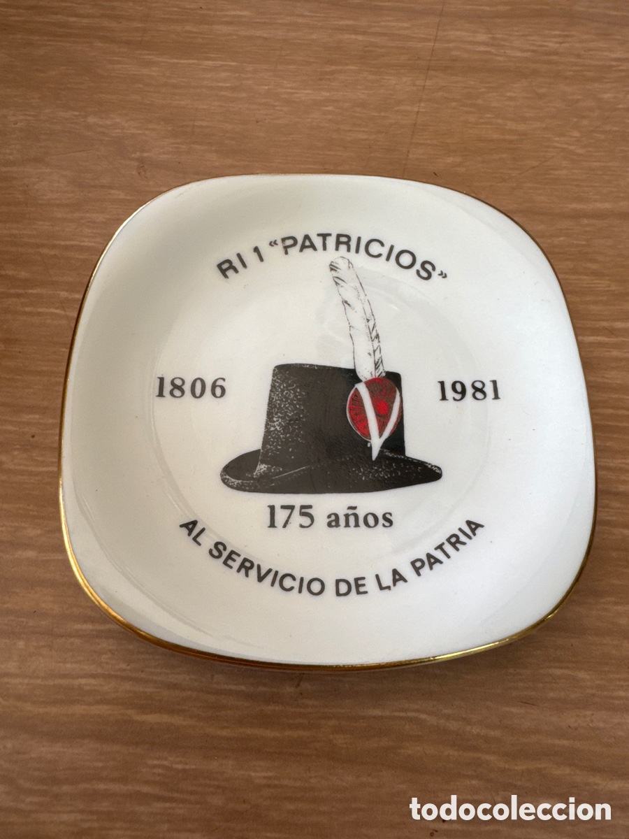Antiques: Plato Decorativo militar&iacute;a 11