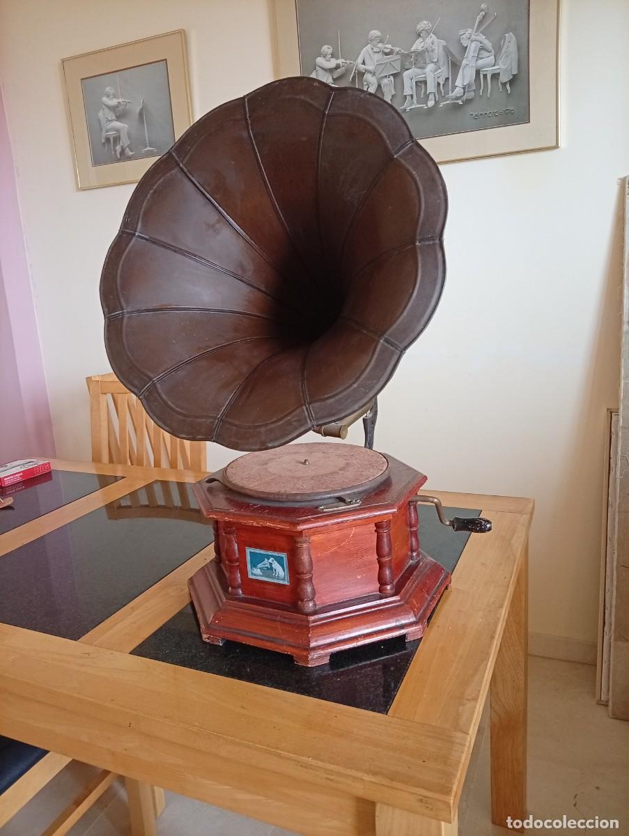 Antig&uuml;edades: gram&oacute;fono + 47 discos - Foto 2