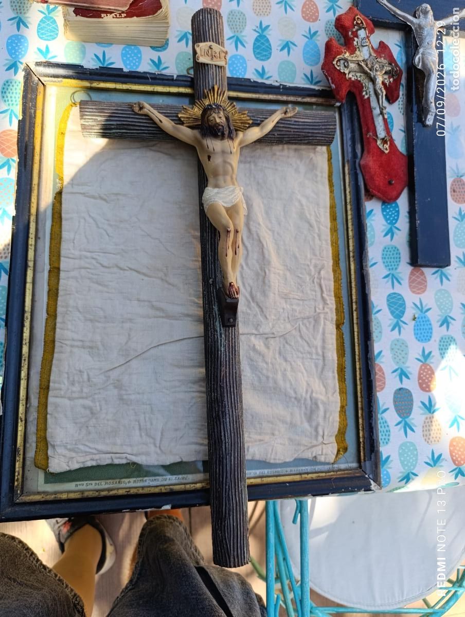 Antig&uuml;edades: CRUZ CRUCIFIJO.INRI.
