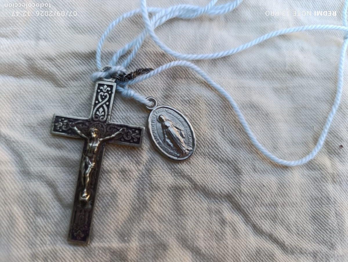 Antig&uuml;edades: Cuz Y Medalla Religiosa Antigua.