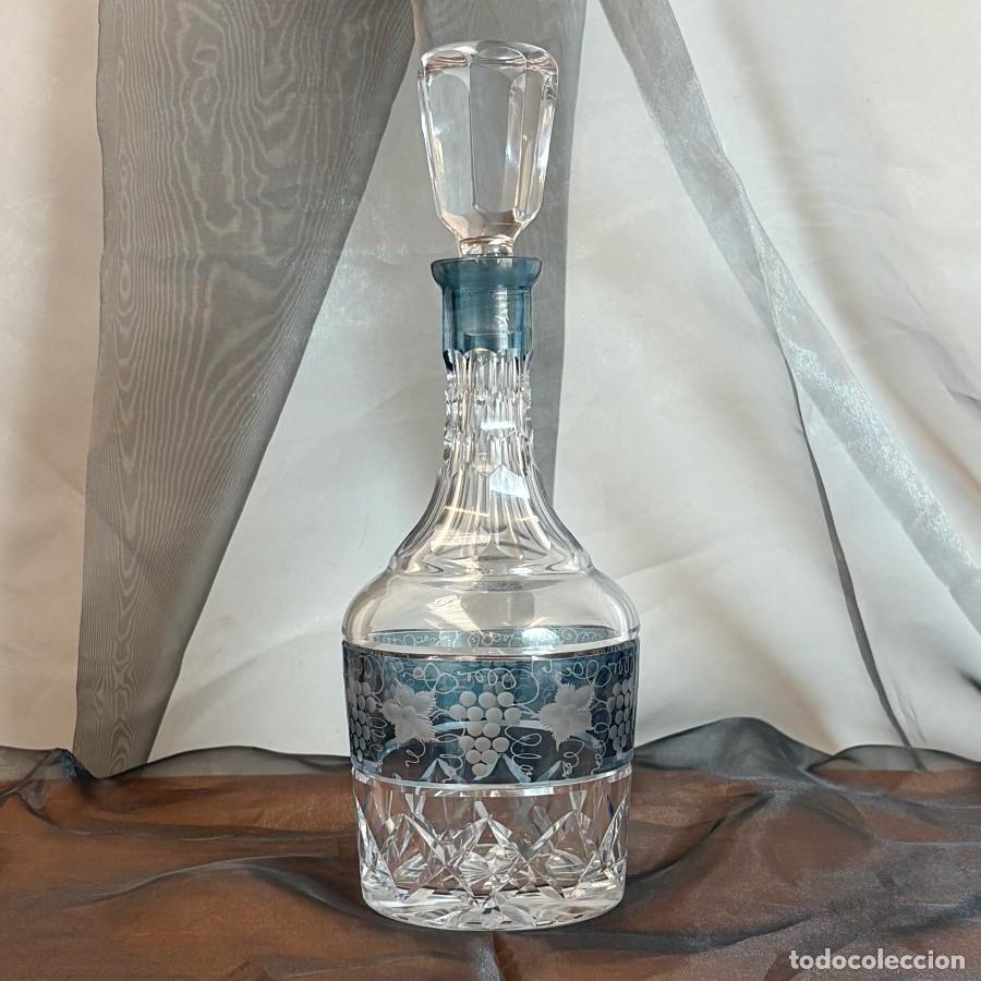 Antig&uuml;edades: Licorera de Cristal Tallado