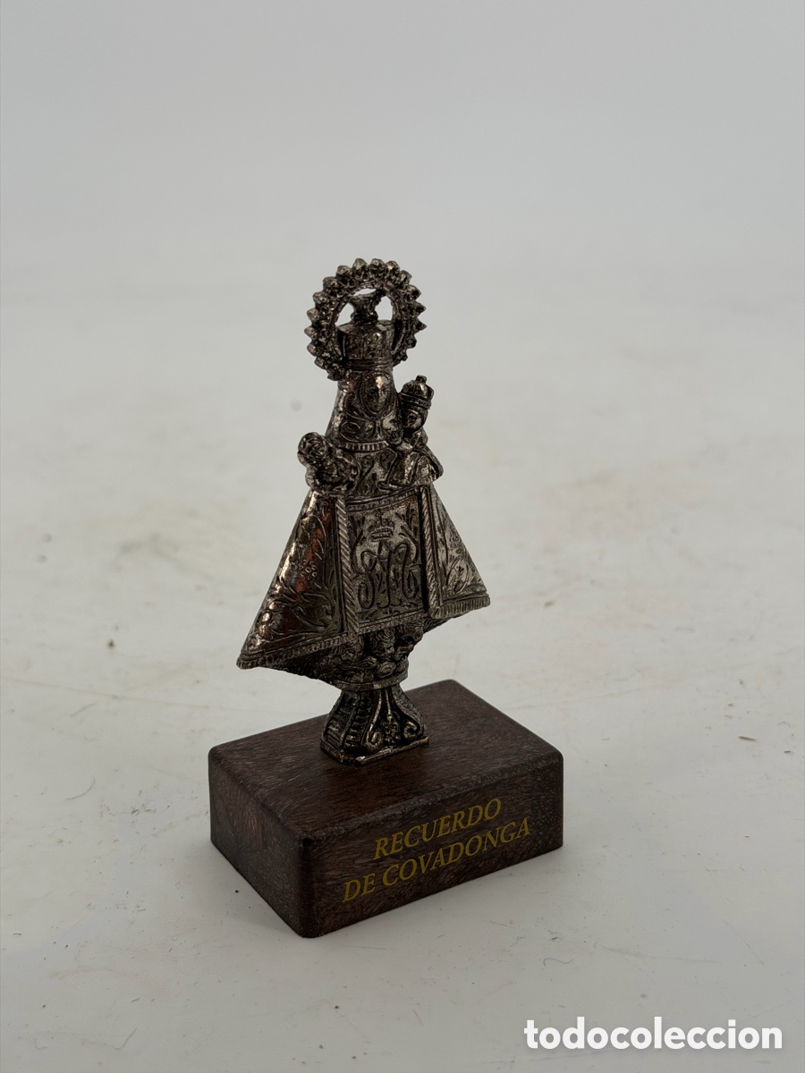 Antig&uuml;edades: Figura de La Virgen Plateada - Foto 3
