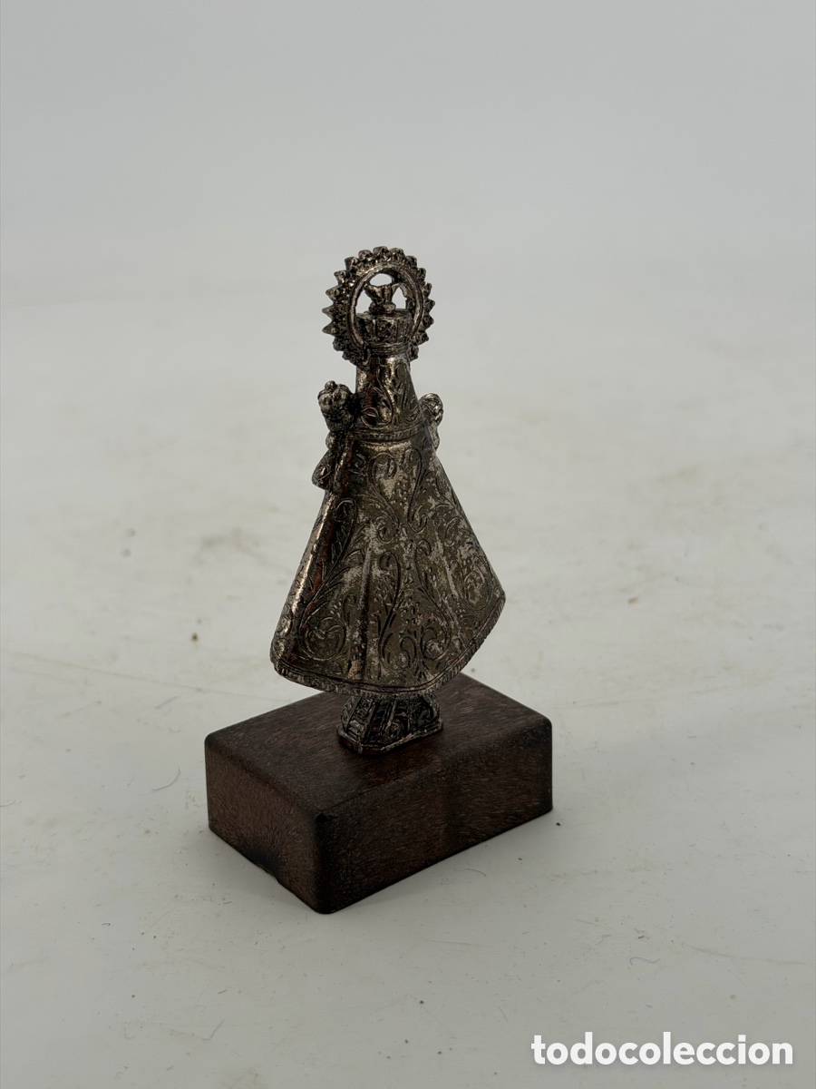 Antig&uuml;edades: Figura de La Virgen Plateada - Foto 5