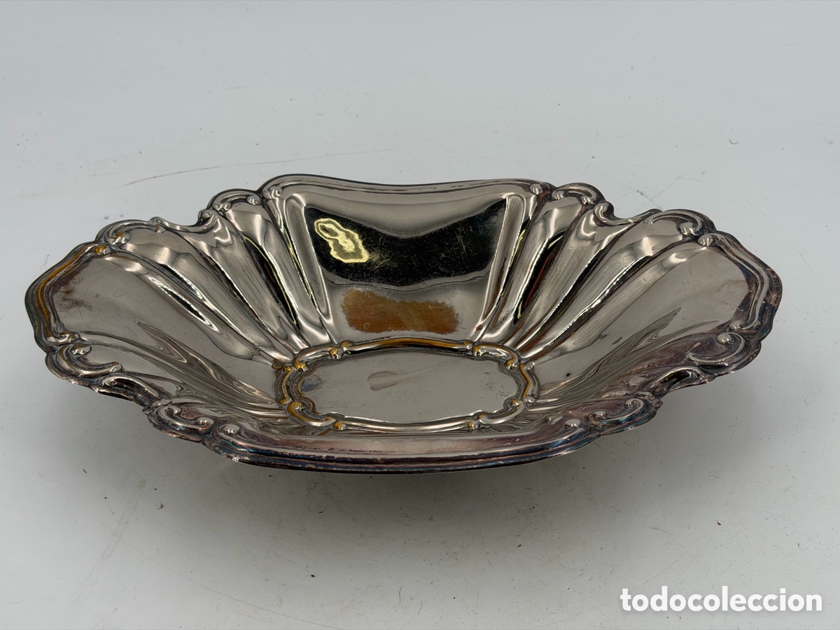 Antig&uuml;edades: Bandeja Plateada de Dise&ntilde;o - Foto 2