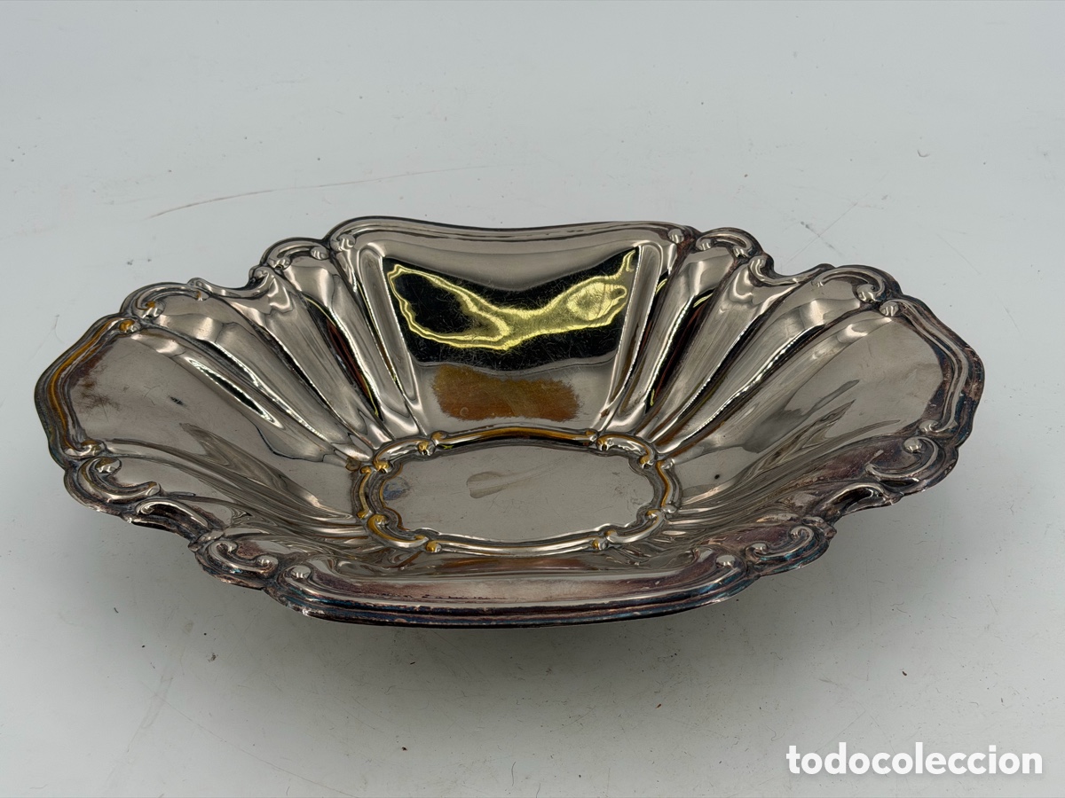 Antig&uuml;edades: Bandeja Plateada de Dise&ntilde;o - Foto 3