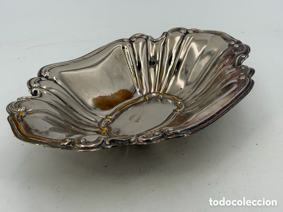 Antig&uuml;edades: Bandeja Plateada de Dise&ntilde;o - Foto 4