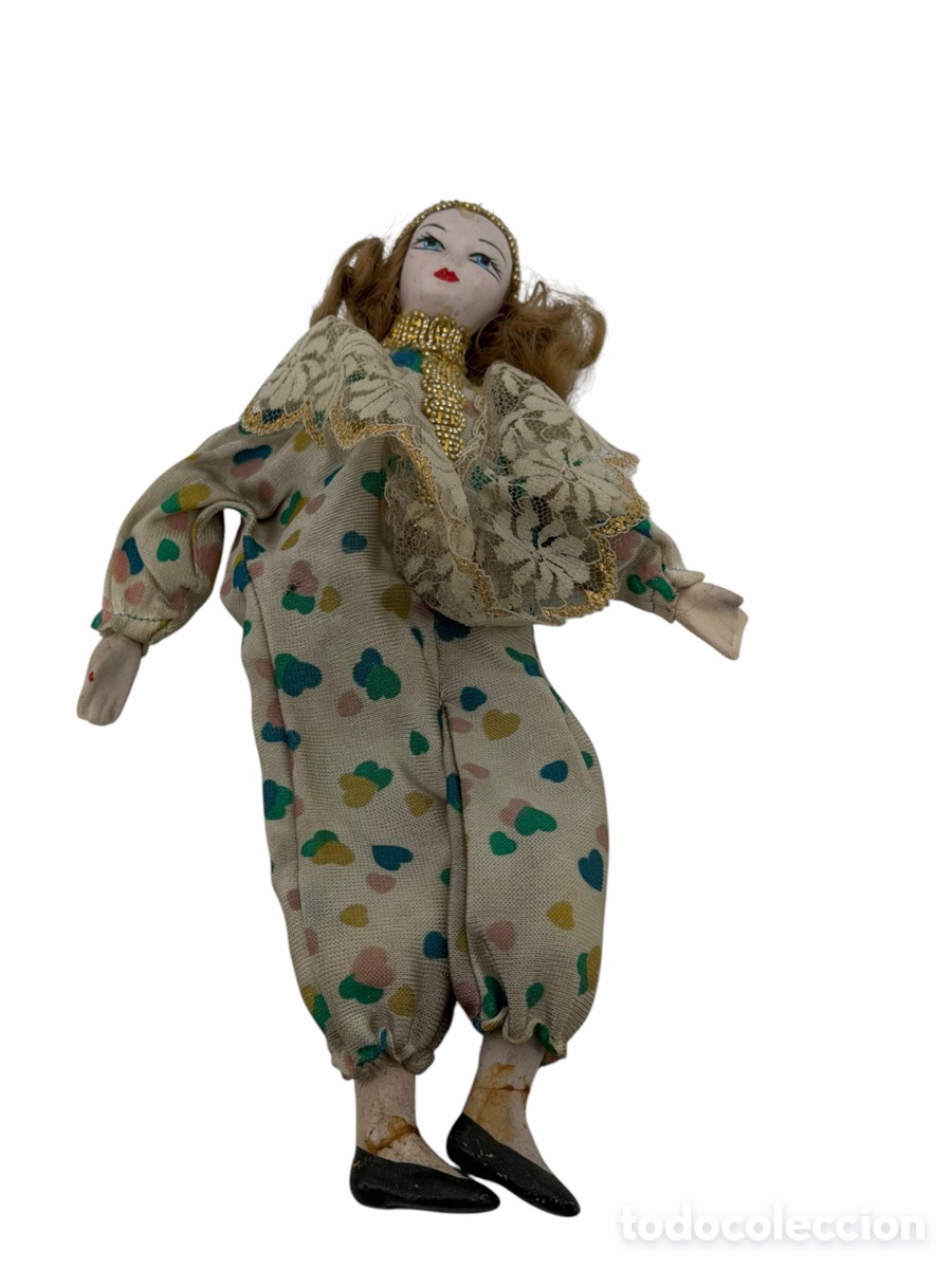 Antig&uuml;edades: Antigua Figura de Porcelana