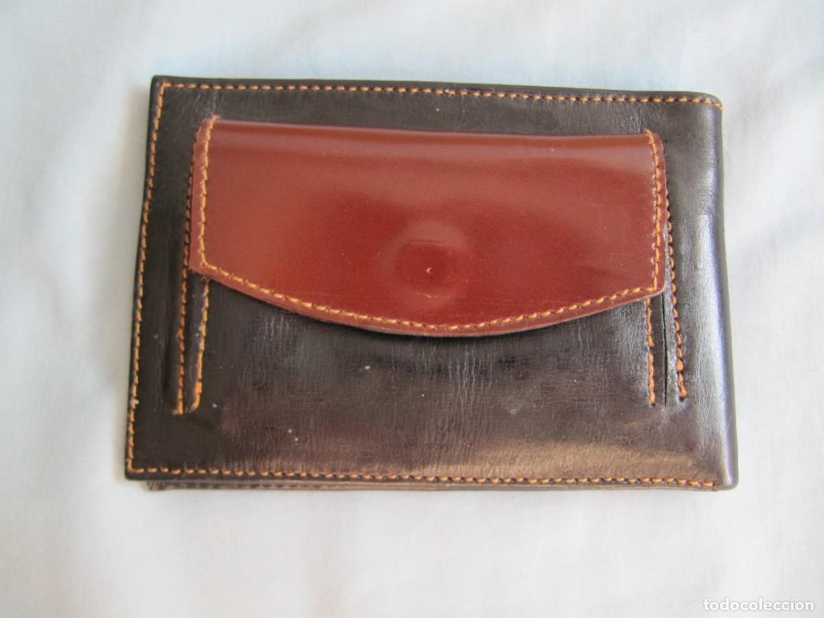 Antig&uuml;edades: LOTE DE 3 CARTERAS DE PIEL - Foto 9