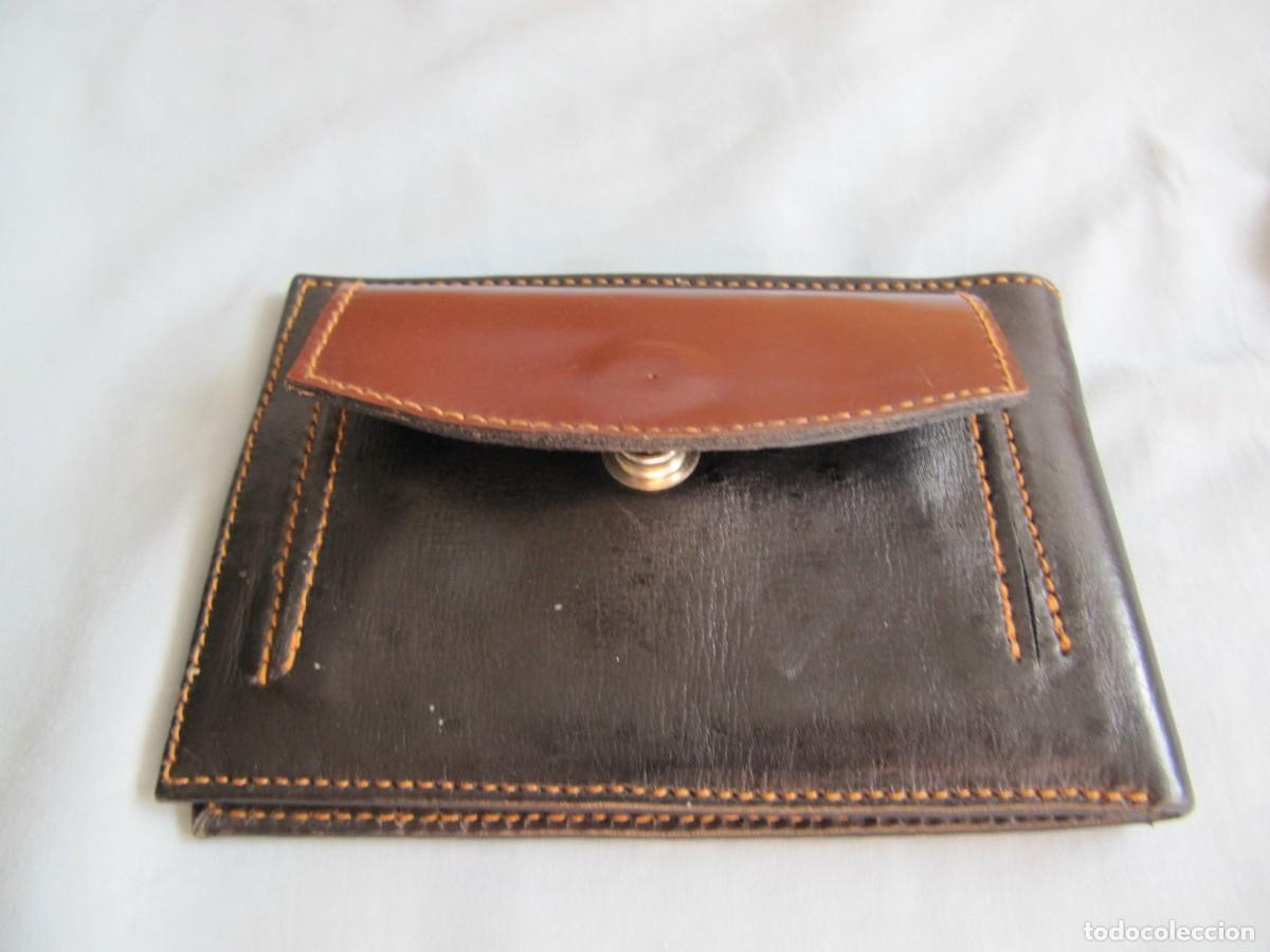 Antig&uuml;edades: LOTE DE 3 CARTERAS DE PIEL - Foto 10