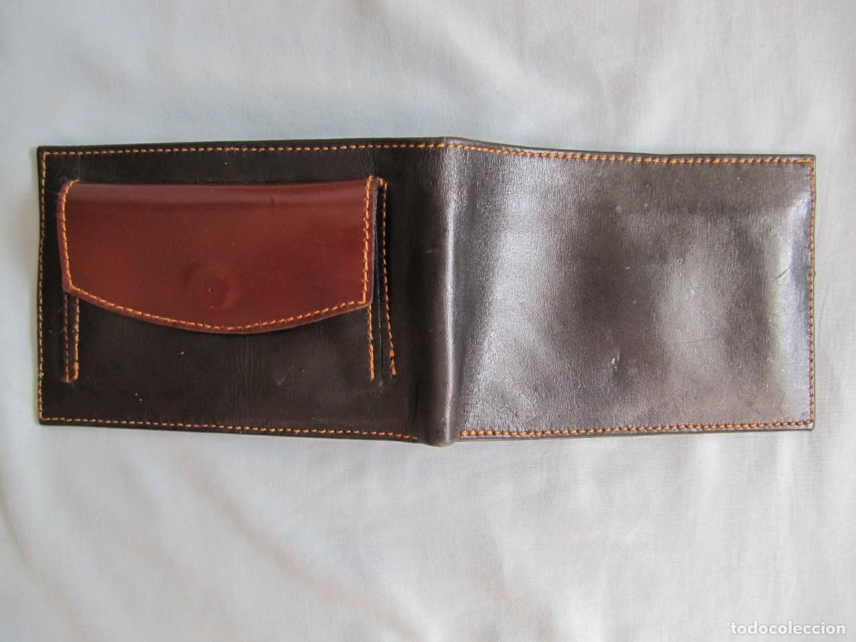 Antig&uuml;edades: LOTE DE 3 CARTERAS DE PIEL - Foto 12