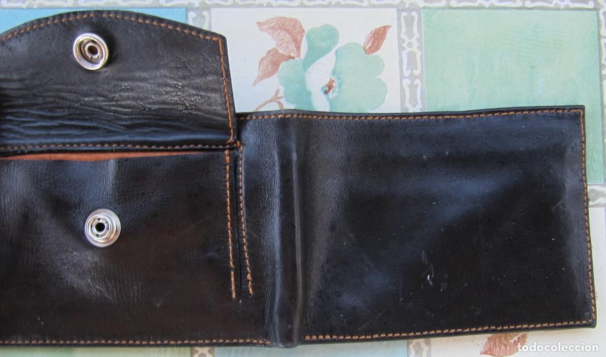 Antig&uuml;edades: LOTE DE 3 CARTERAS DE PIEL - Foto 17