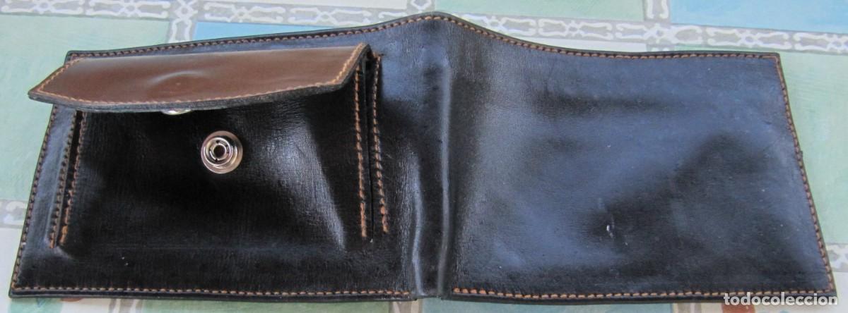 Antig&uuml;edades: LOTE DE 3 CARTERAS DE PIEL - Foto 18