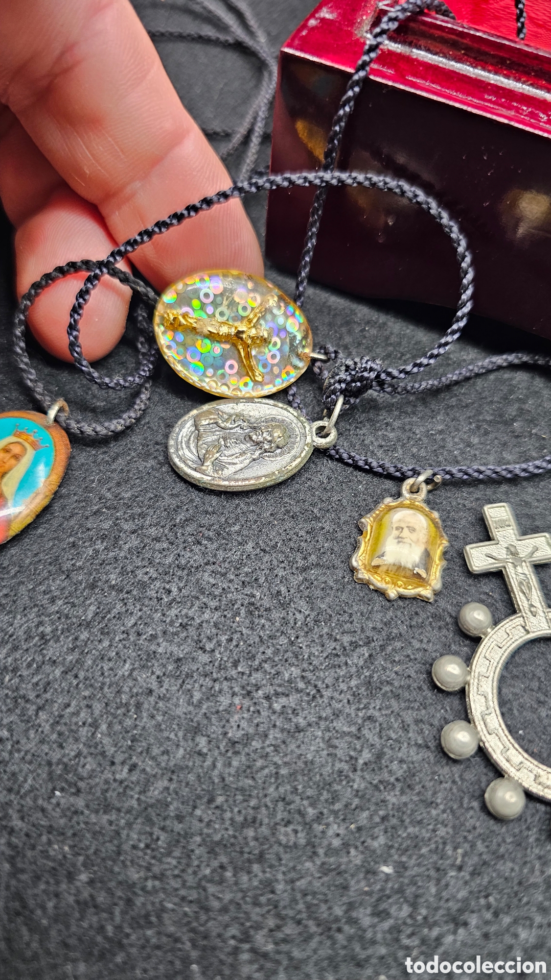 Antig&uuml;edades: Lote religioso varios - Foto 13