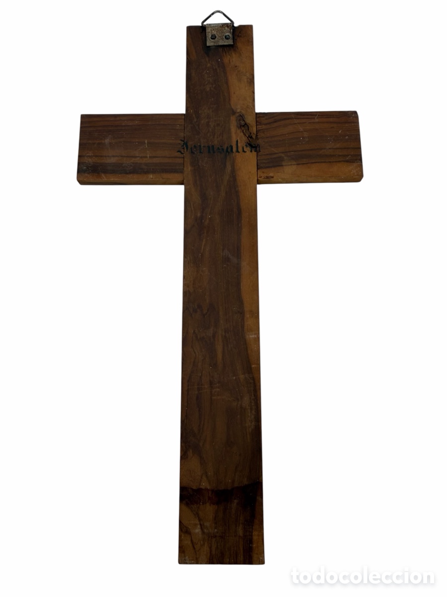 Antig&uuml;edades: Antigua Cruz de Madera Jerusal&eacute;n