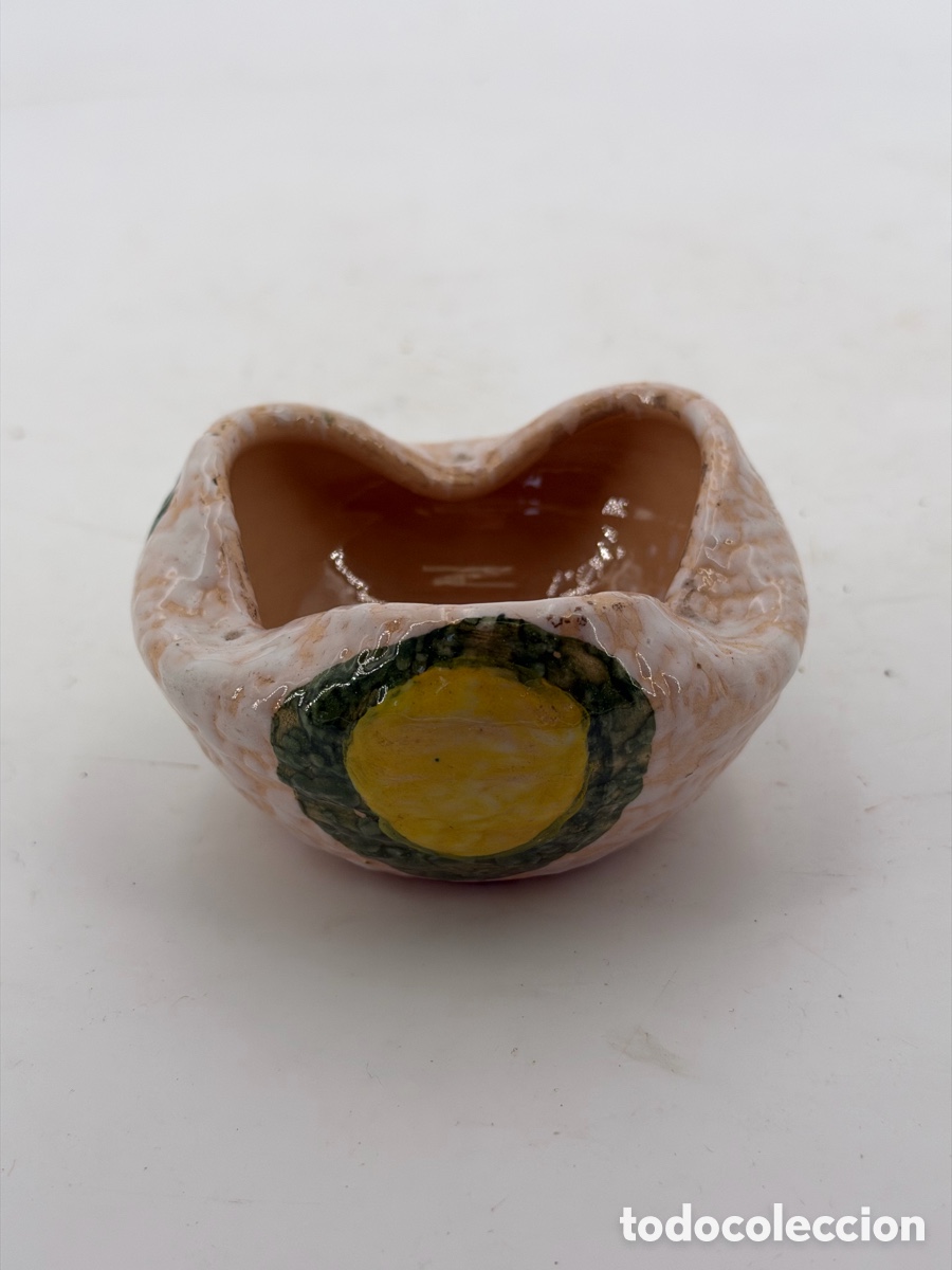 Antig&uuml;edades: Cuenco Boho Chic de Terracota Pintada - Foto 2
