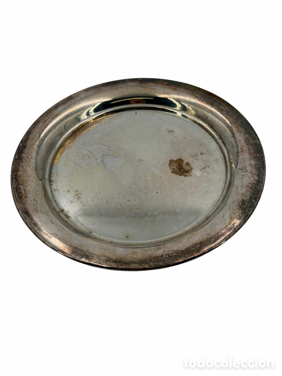 Oggetti Antichi: Antiguo Plato Plateado
