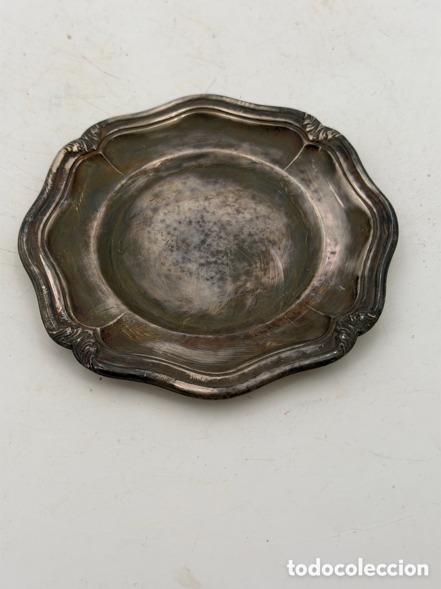 Antig&uuml;edades: Antigua Bandeja Plateada - Foto 2