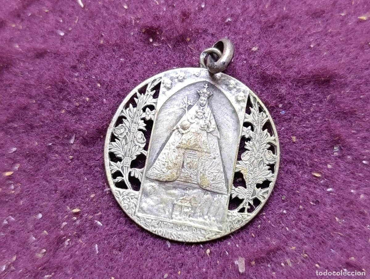 Antiguidades: Antigua Medalla Religiosa, Nuestra Se&ntilde;ora de Monserrat