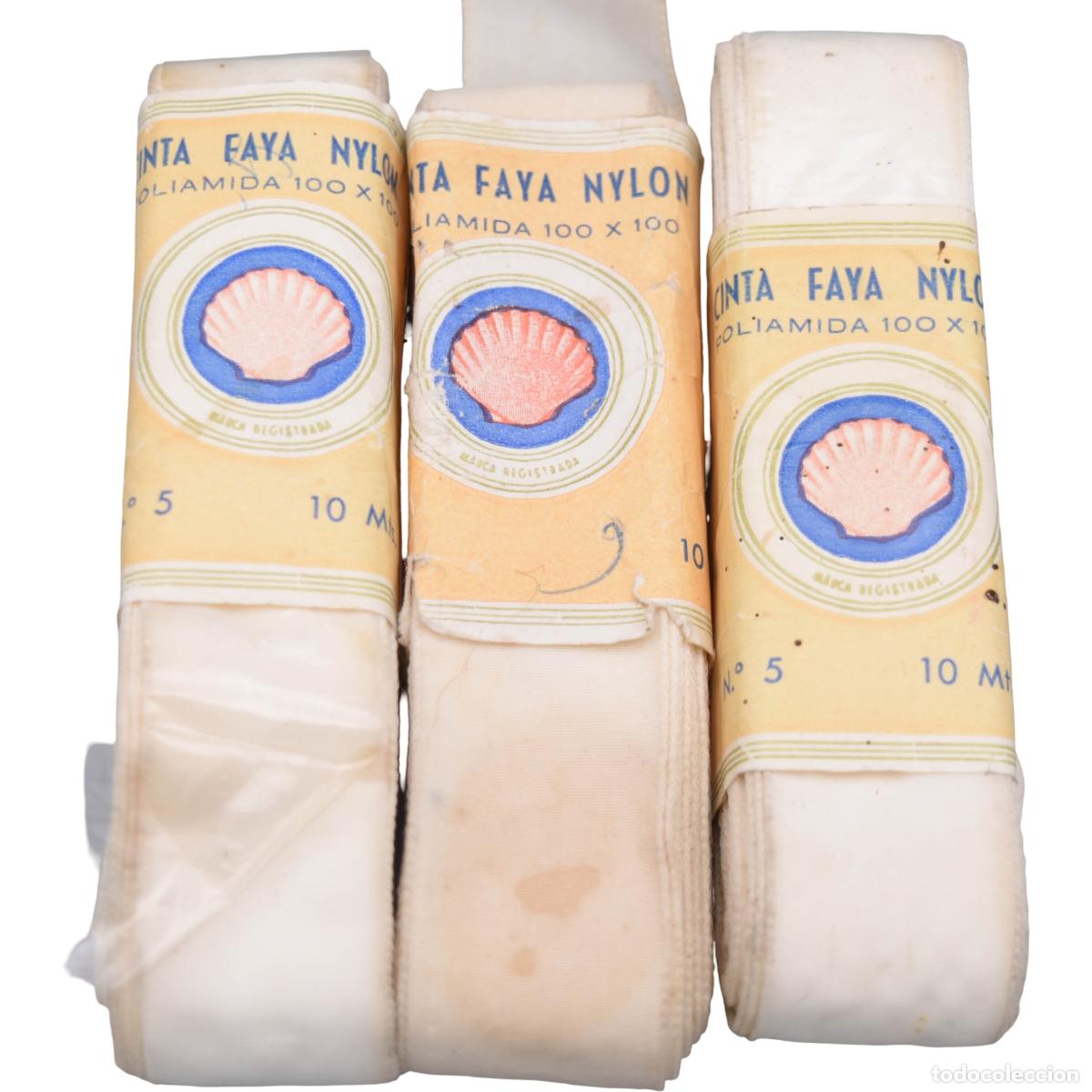 Antig&uuml;edades: Cintas fayas nylon antiguas