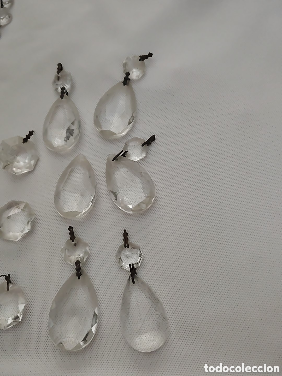 Antig&uuml;edades: Cuentas de cristal para lamparas - Foto 2