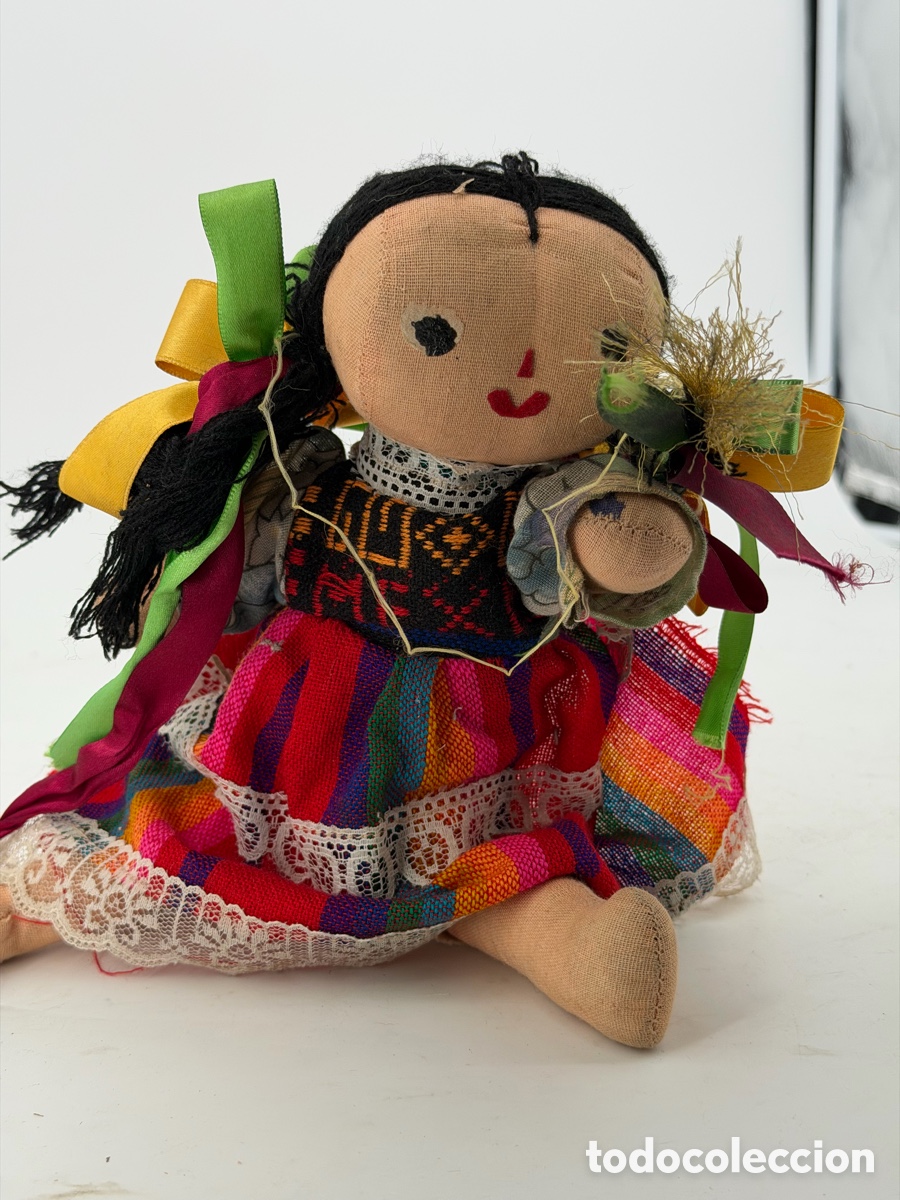 Antig&uuml;edades: Antigua Mu&ntilde;eca de Trapo - Foto 4