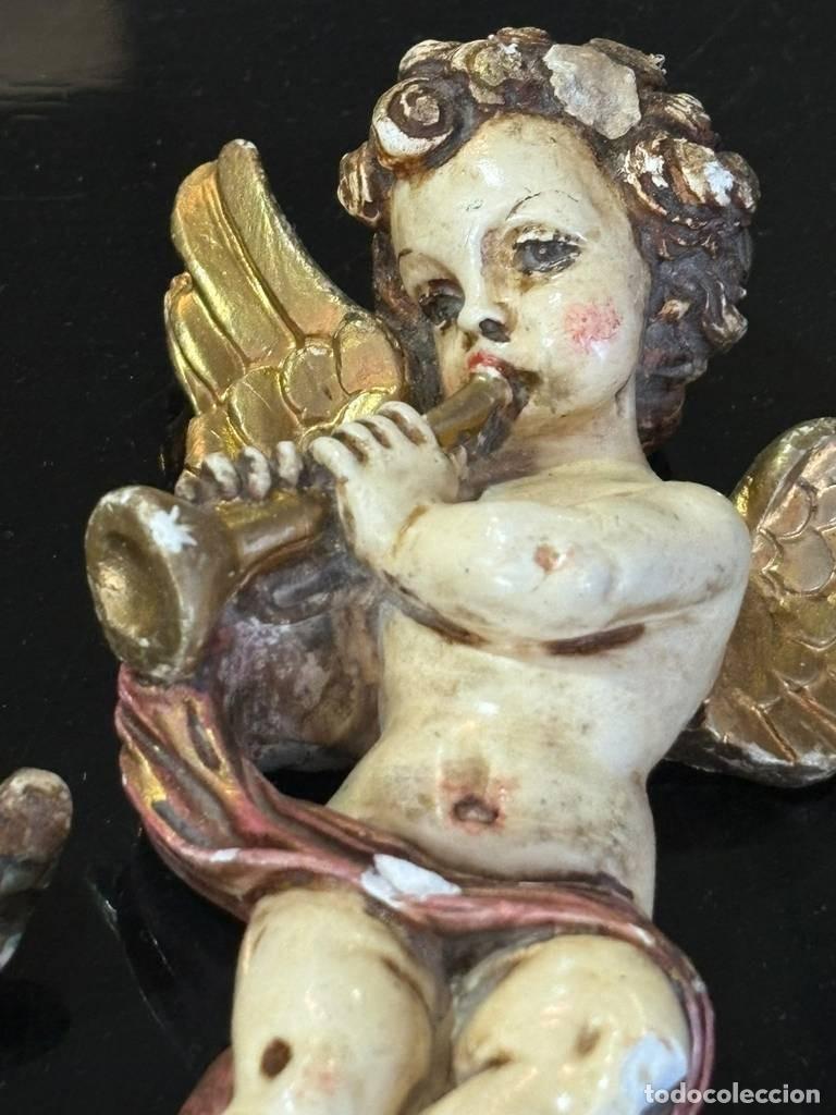 Antig&uuml;edades: FIGURAS DE ANGELITOS PARA COLGAR - Foto 6