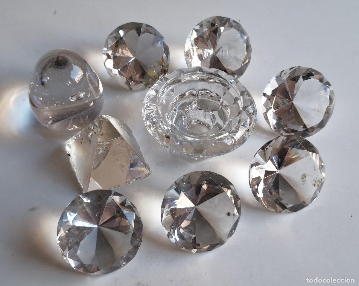 Antiques: VARIOS DE CRISTAL VIDRIO DECORATIVOS