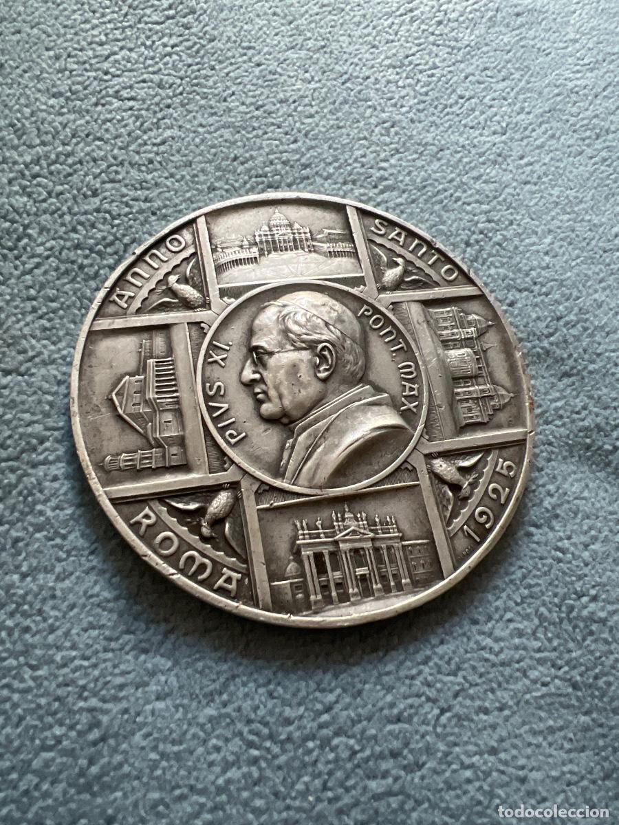 Antig&uuml;edades: Medalla Roma 1925 anno santo. - Foto 3