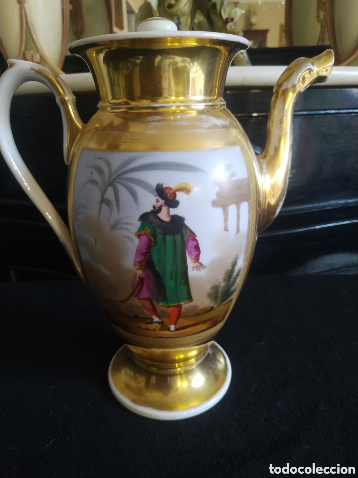 Antig&uuml;edades: Cafetera Isabelina .Hac&iacute;a 1850 - Foto 8