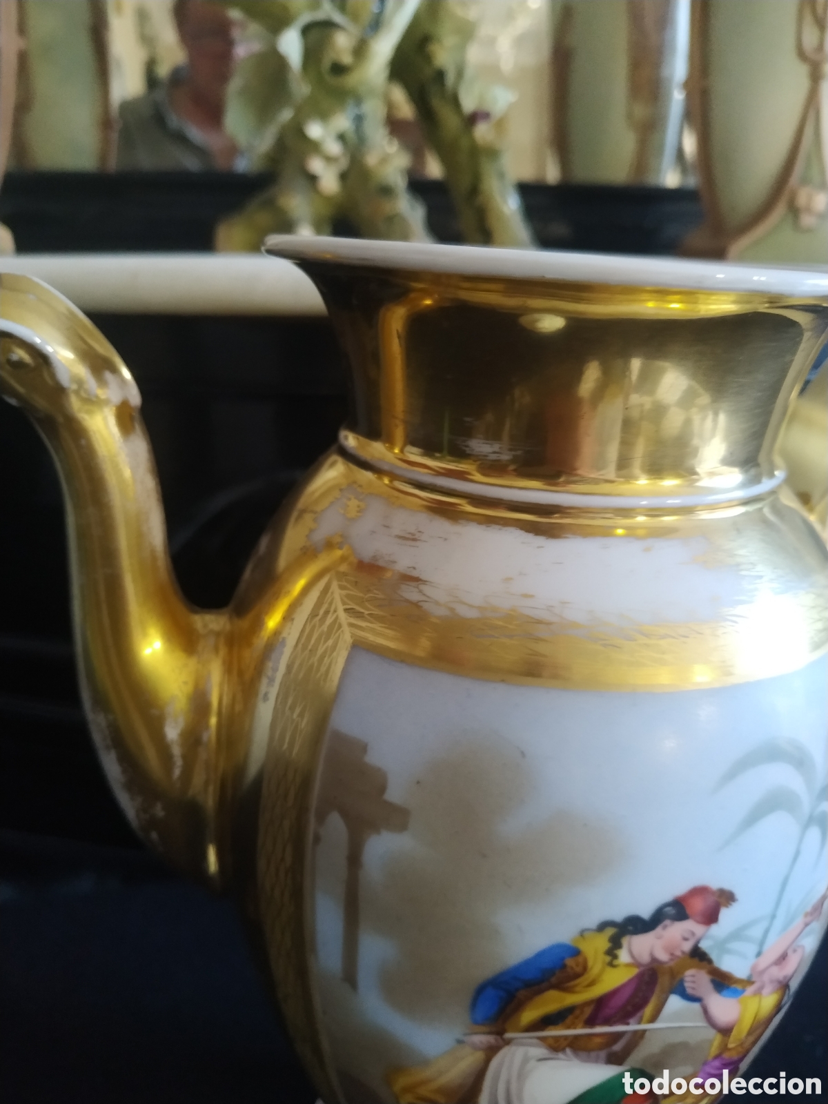 Antig&uuml;edades: Cafetera Isabelina .Hac&iacute;a 1850 - Foto 17
