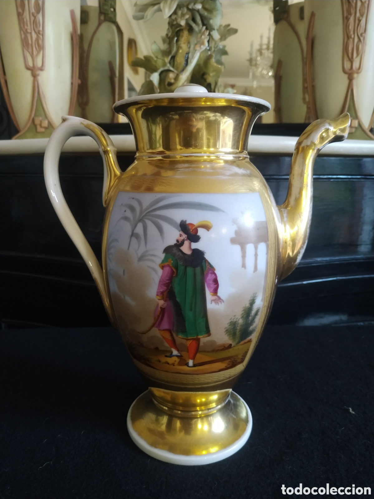 Antiques: Cafetera Isabelina .Hac&iacute;a 1850