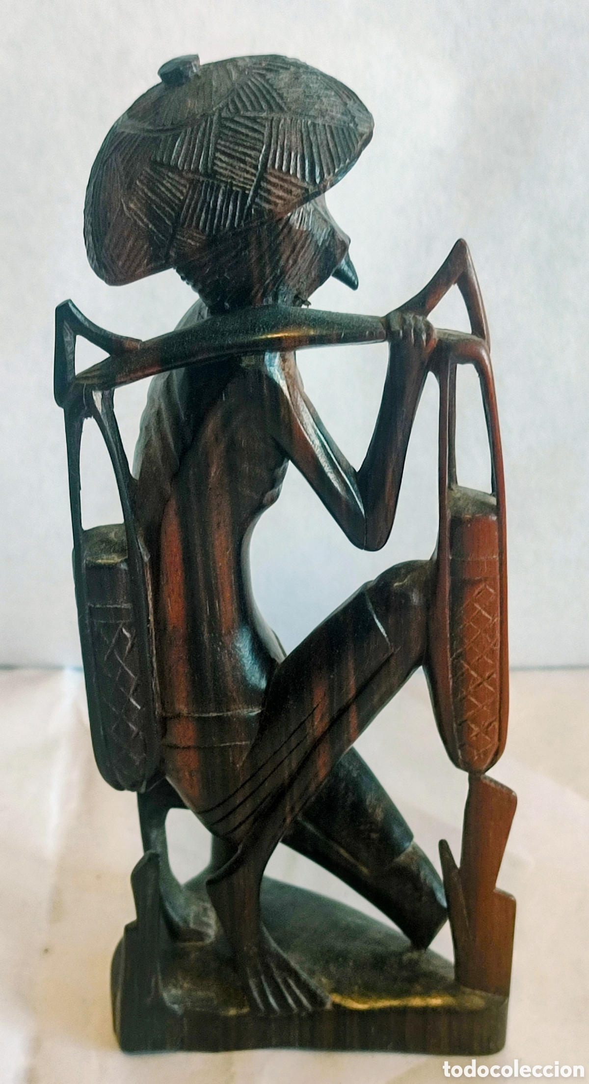 Antig&uuml;edades: ESCULTURA CAOBA OSCURA - Foto 2
