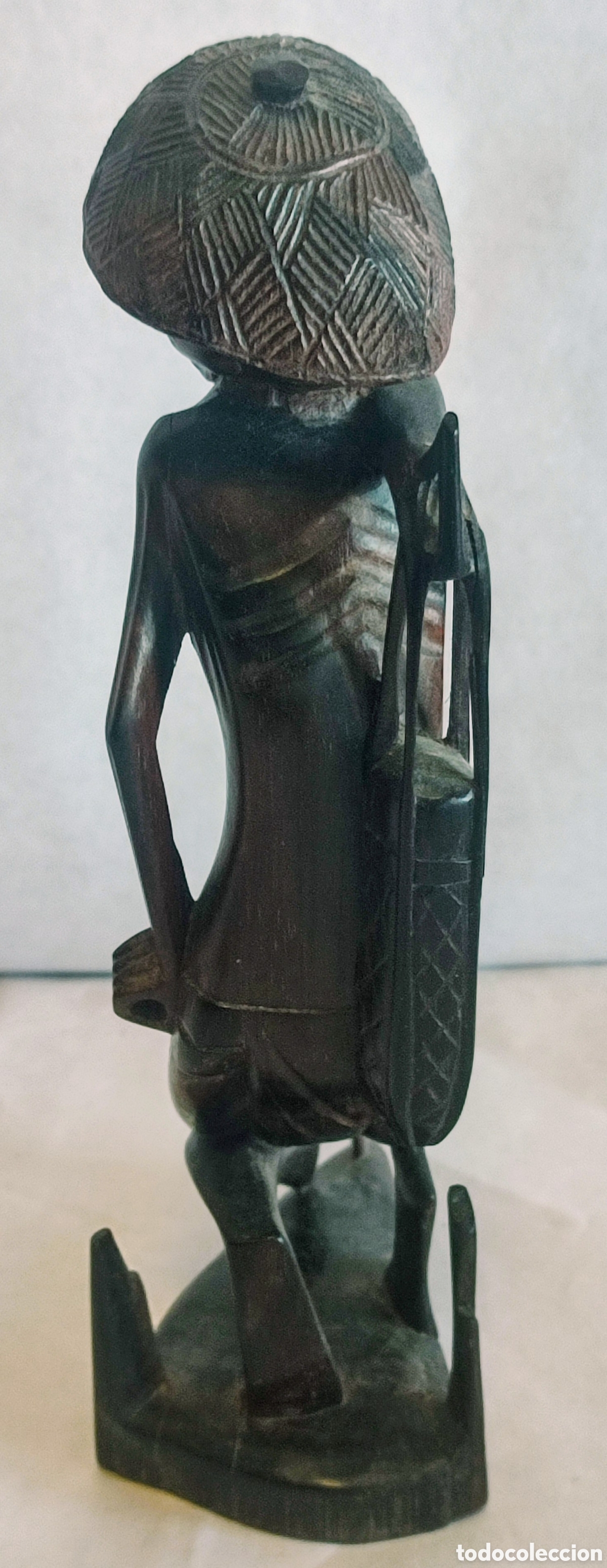 Antig&uuml;edades: ESCULTURA CAOBA OSCURA - Foto 3
