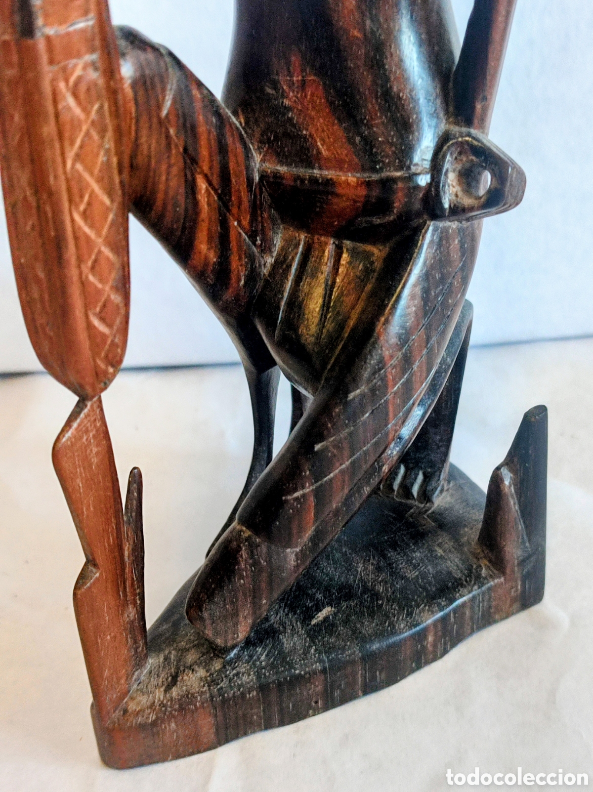 Antig&uuml;edades: ESCULTURA CAOBA OSCURA - Foto 6