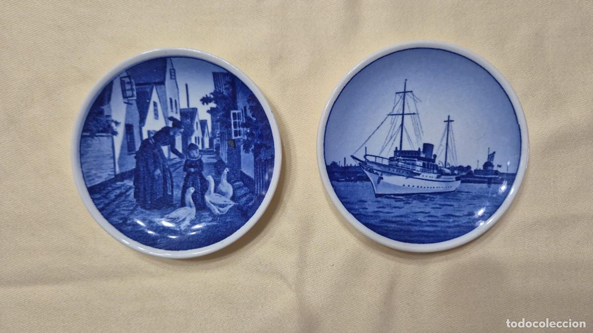 Antig&uuml;edades: Mini platos de colecci&oacute;n Dinamarca - Foto 1