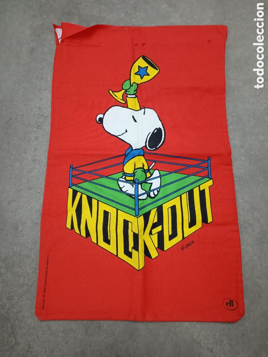 Antig&uuml;edades: FUNDA DE ALMOHADA SNOOPY A&Ntilde;OS 70 - 71x53cm