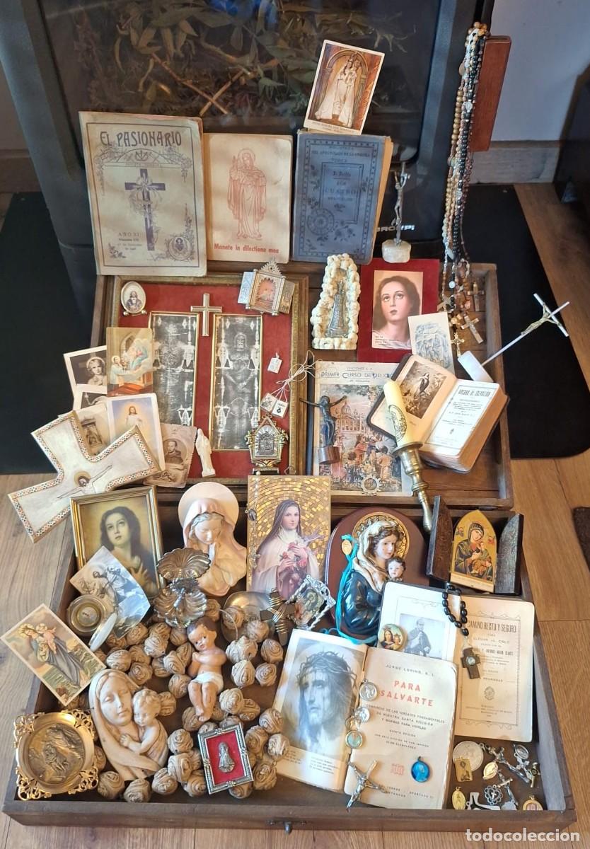 Oggetti Antichi: Extraordinario Lote de Art&iacute;culos Religiosos Antiguos