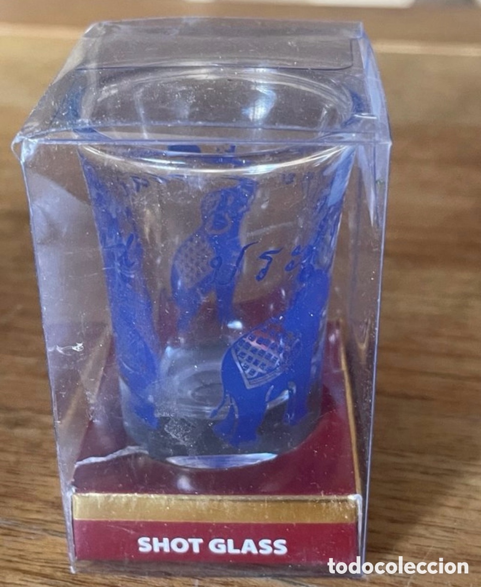 Antig&uuml;edades: Aut&eacute;ntico Vaso de chupito Tailand&eacute;s Azul - Foto 3