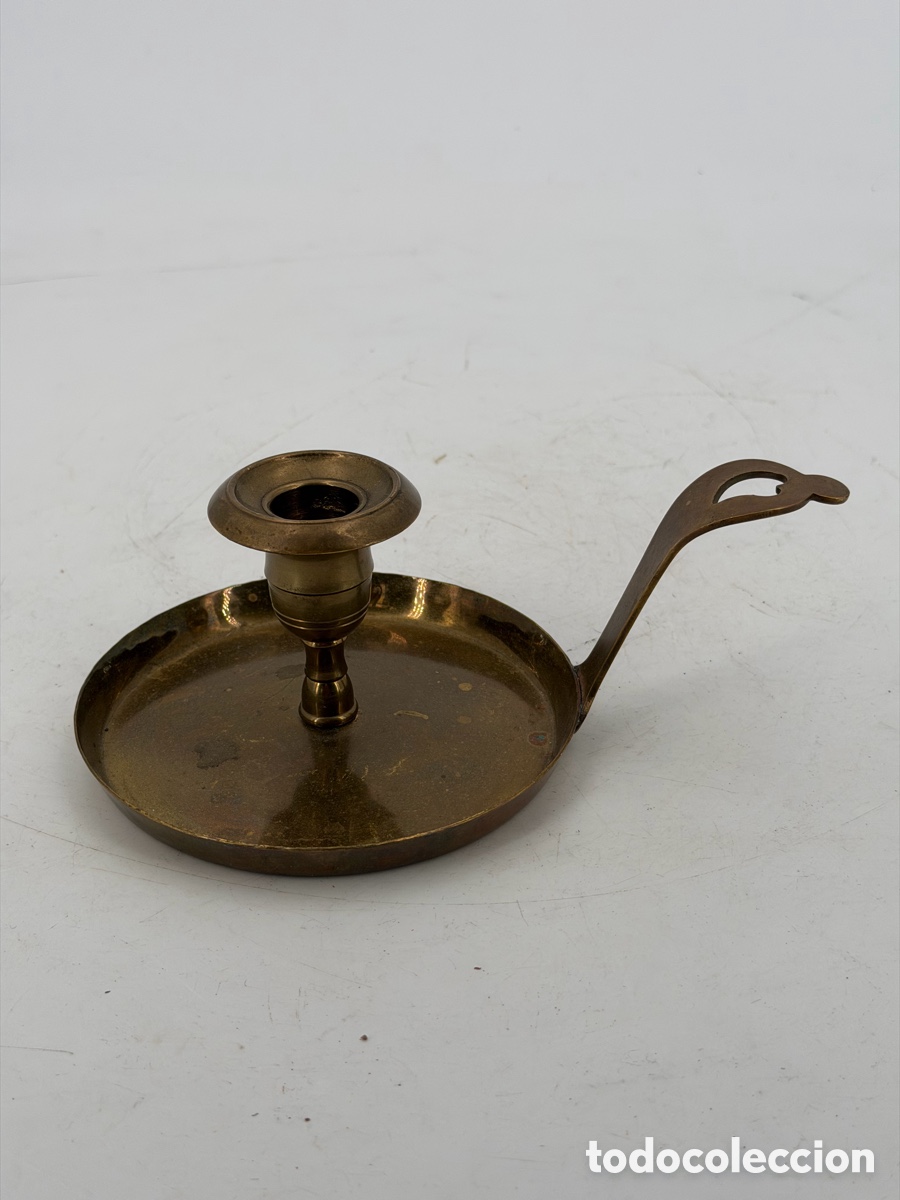 Antig&uuml;edades: Antiguo Candelabro de Mano - Foto 2