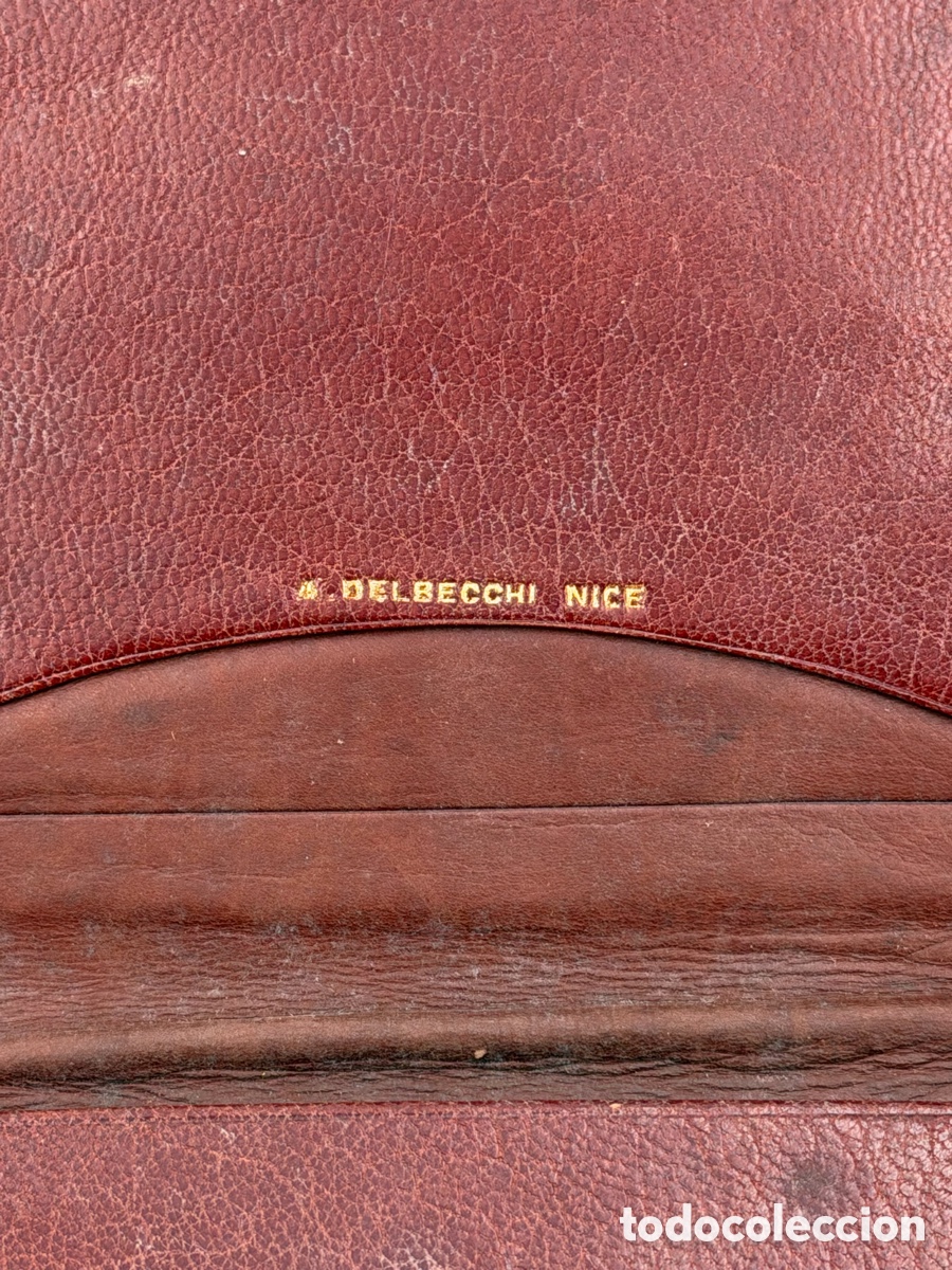 Antig&uuml;edades: Cartera de Dise&ntilde;o de Cuero - Foto 3